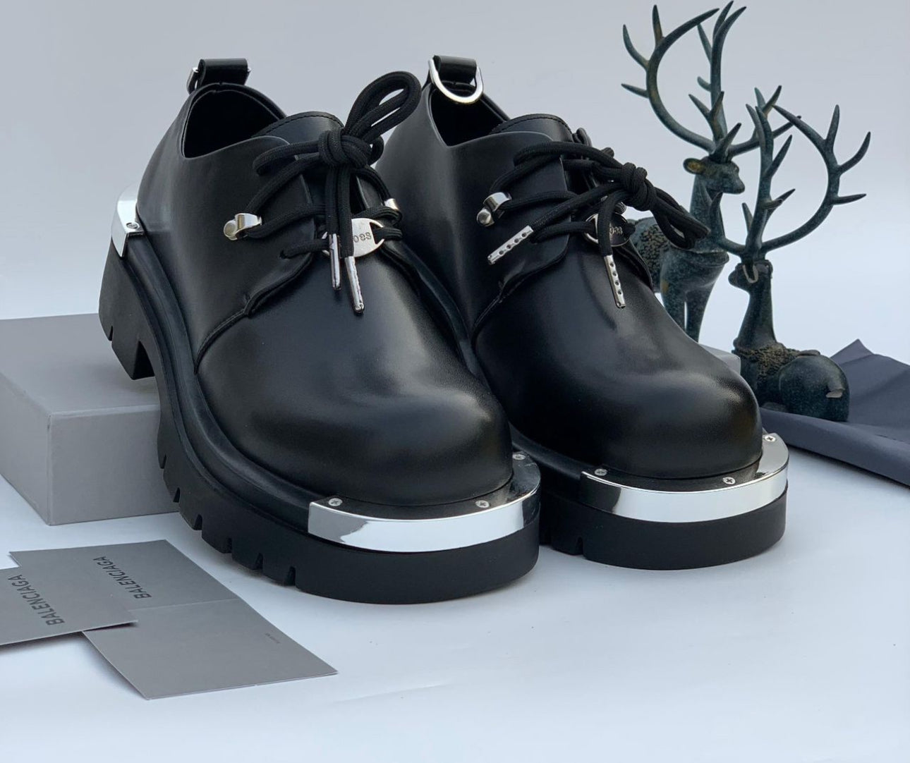 BALENCI OXFORD HIGH LOAFERS