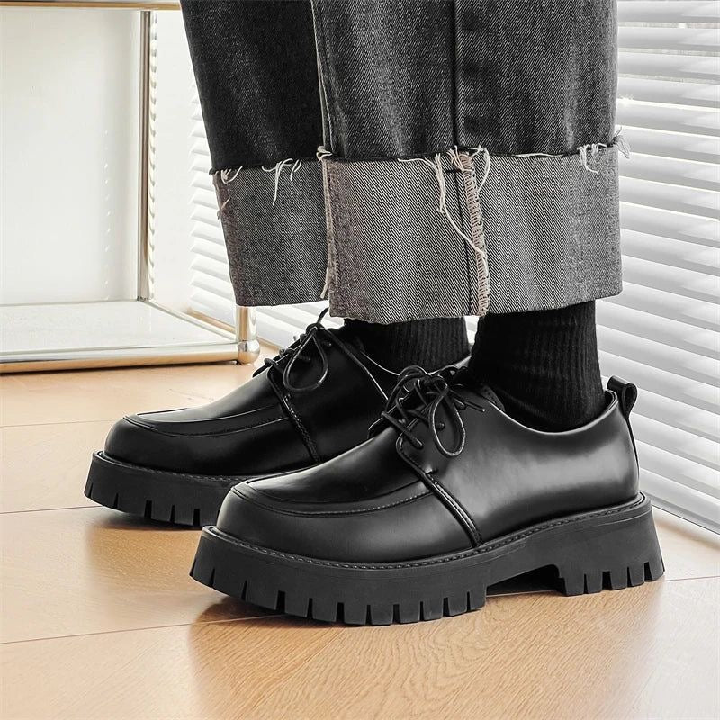 MATTE BLACK DERBY LOAFERS