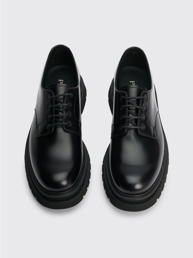 MEN HIGH SOLE DERBY LOAFERS