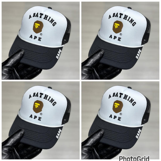 A BATHING APE TRUCKER HAT