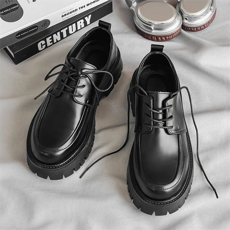 MATTE BLACK DERBY LOAFERS