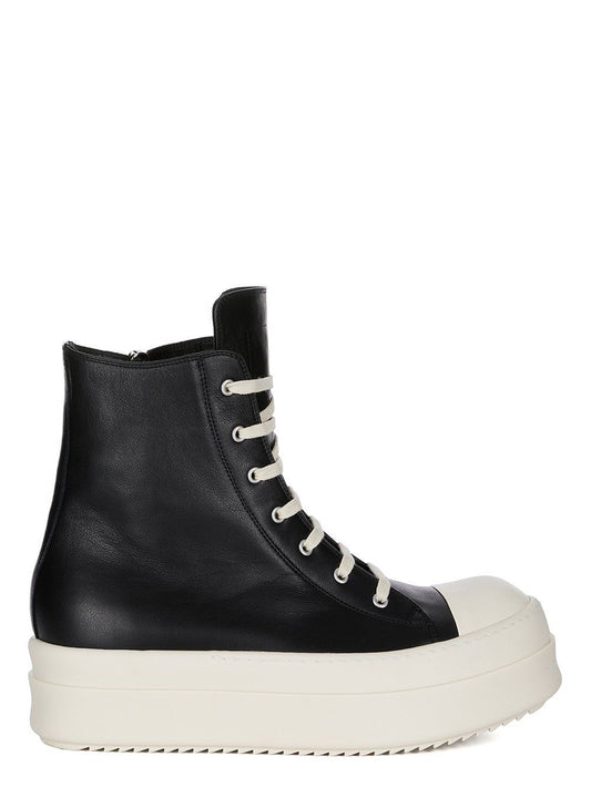 RICK OWENS SS25 HOLLYWOOD MEGABUMPER SNEAKERS IN BLACK
