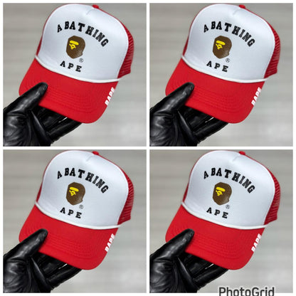 A BATHING APE TRUCKER HAT