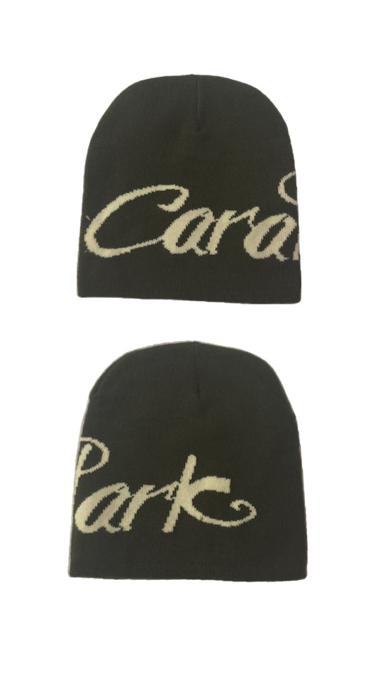 CARAPARK GREEN BEANIE