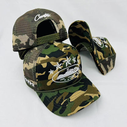 CORTIEZ CAMOUFLAGE TRUCKER HAT