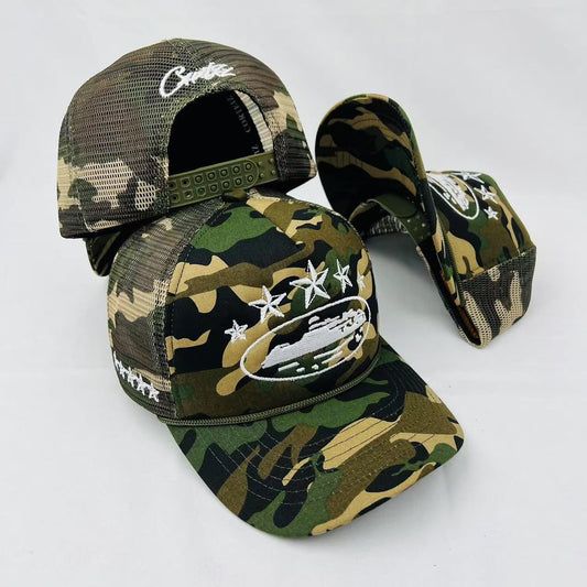 CORTIEZ CAMOUFLAGE TRUCKER HAT