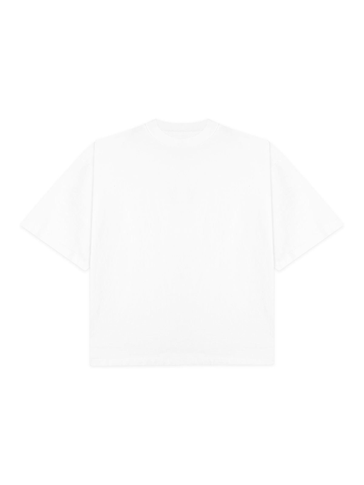 100% COTTON 300GSM PLAIN CROPPED TEE