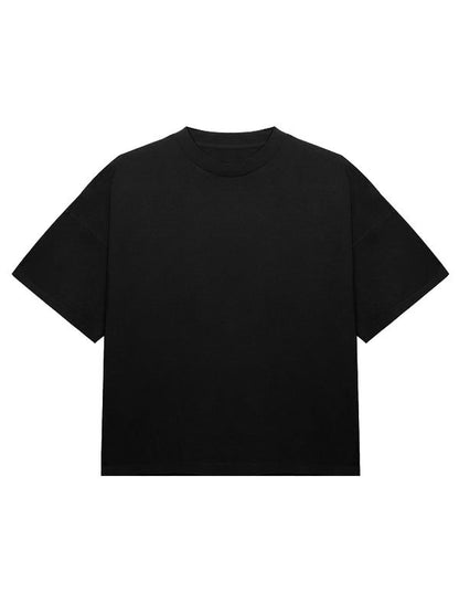 100% COTTON 300GSM PLAIN CROPPED TEE