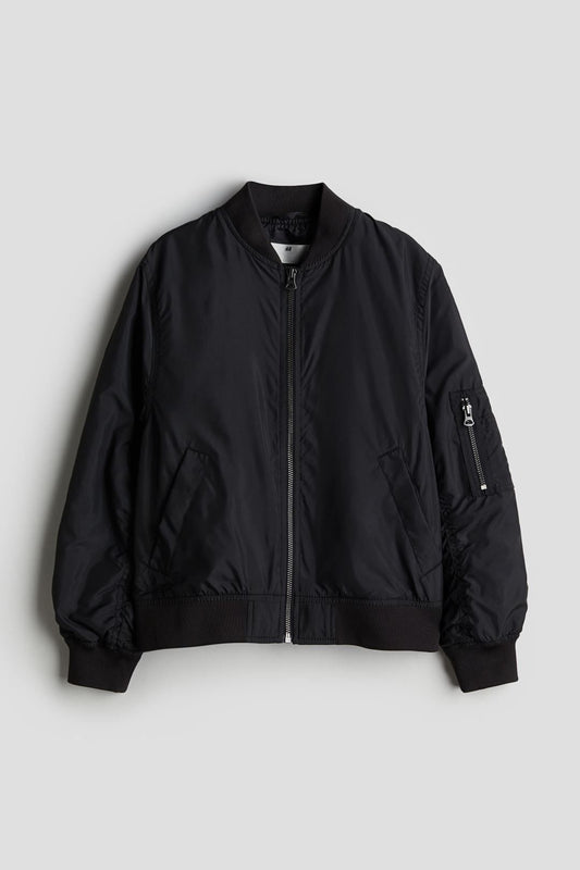 NOIR BOMBER JACKET
